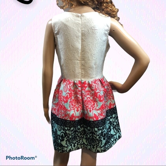 CRFS sleeveless printed A-line dress - Picture 4 of 6